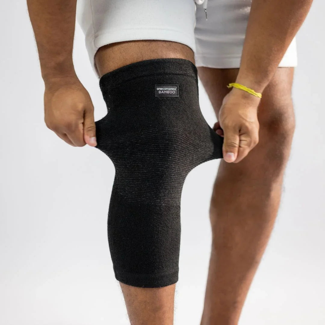 Premium Bamboo Knee Sleeve (Single) - Compression in Motion