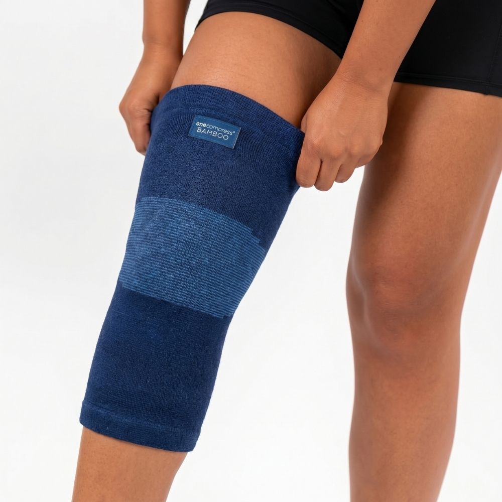 Premium Bamboo Knee Sleeve (Single) - Compression in Motion