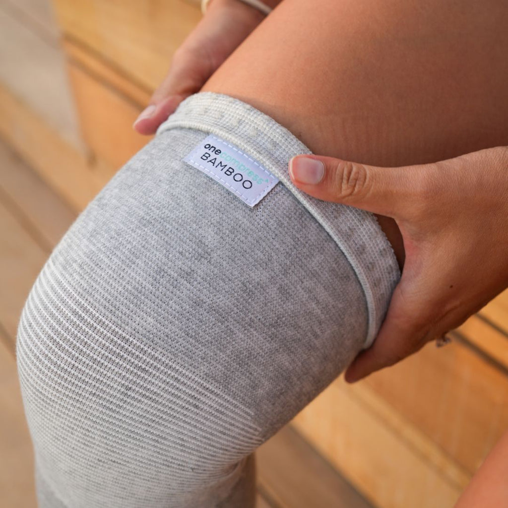 Premium Bamboo Knee Sleeve (Single) - Compression in Motion