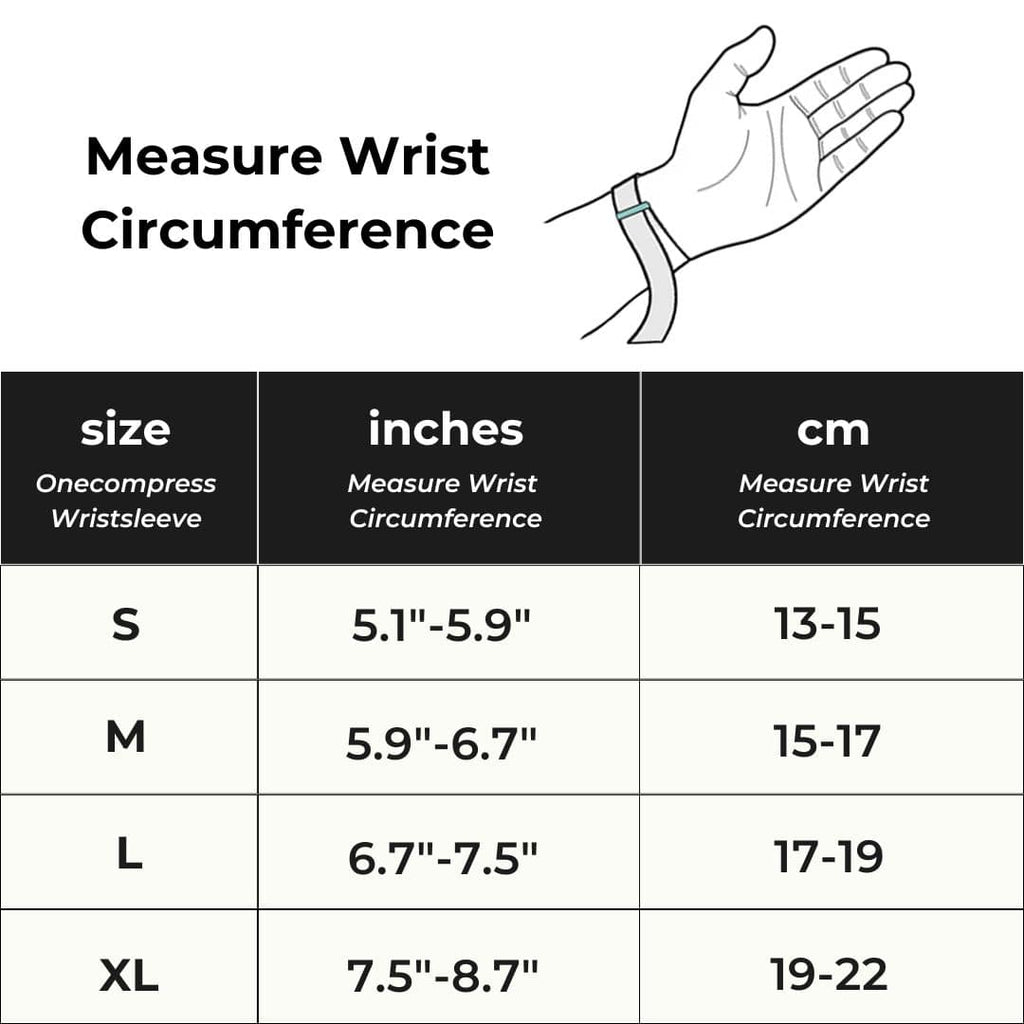 Premium Bamboo Wrist Sleeve - Easy Support Routine