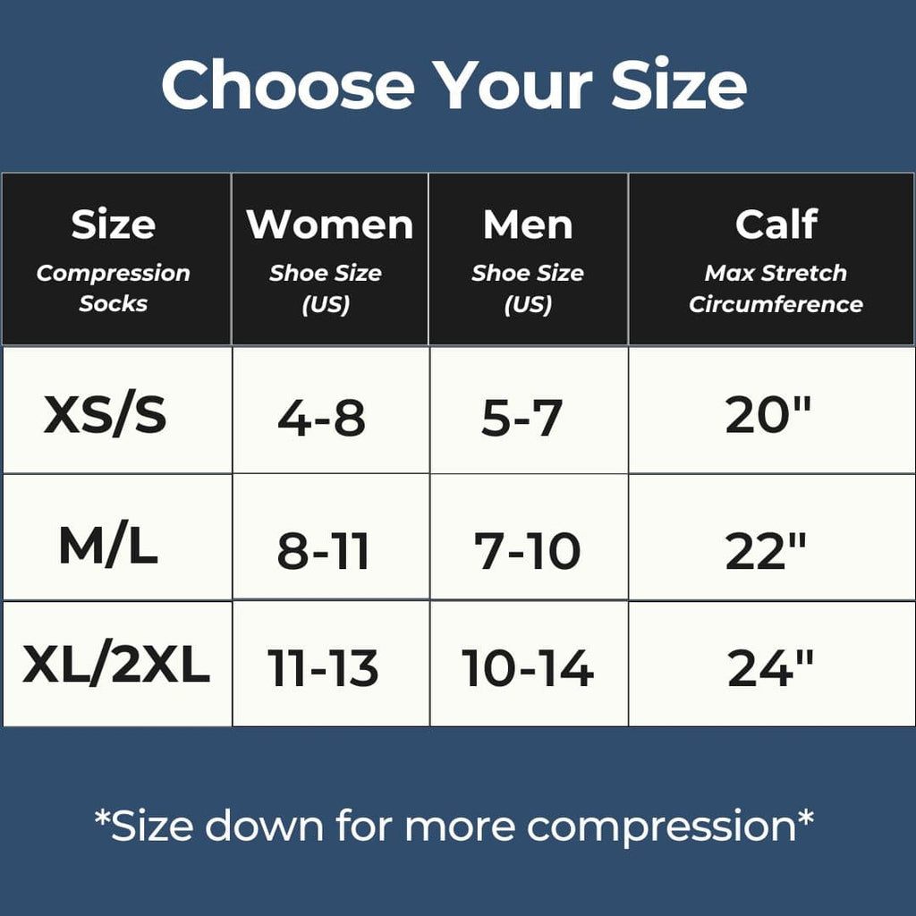 Premium Bamboo Compression Socks - Support Sleeves Daily