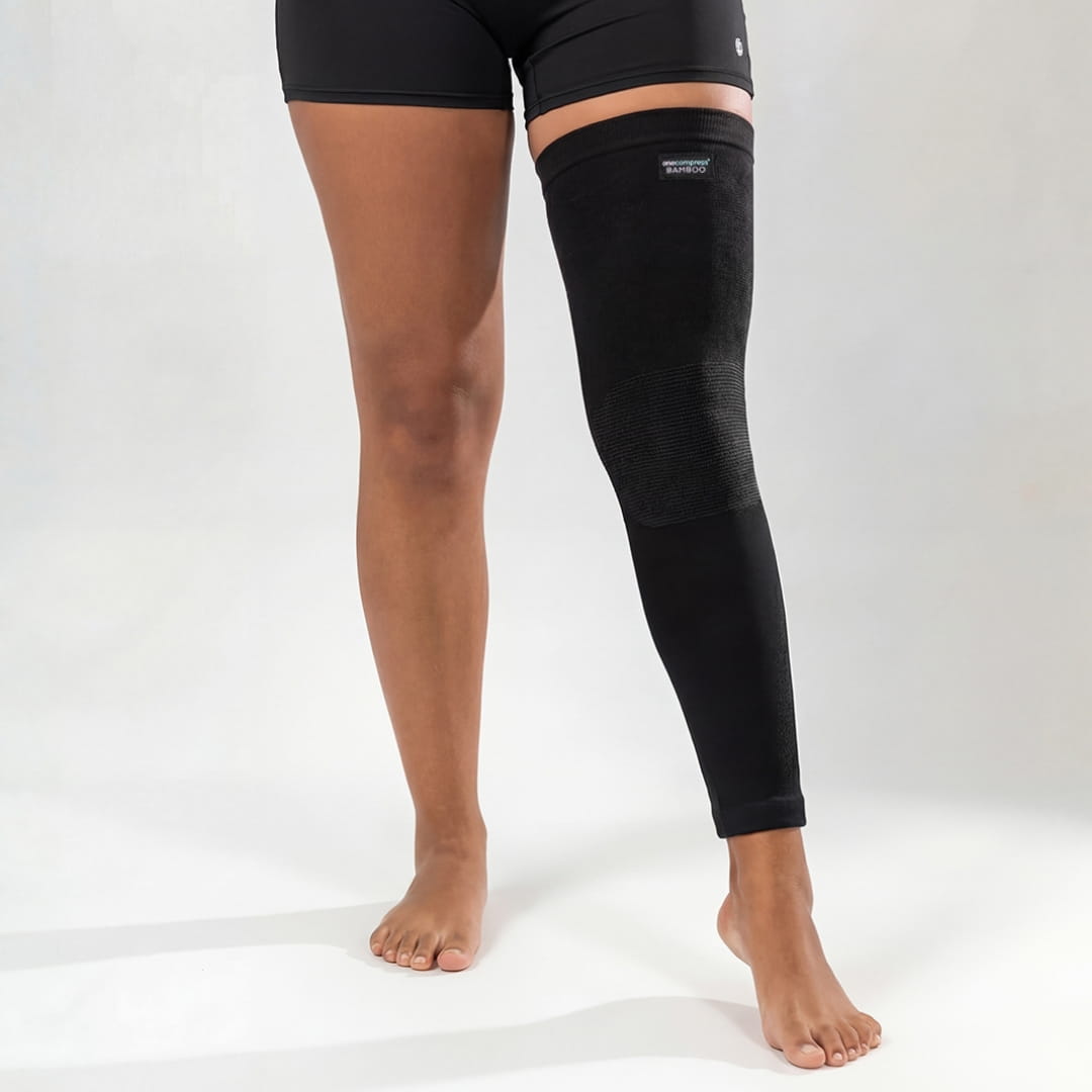 Premium Bamboo Leg Sleeve (Single) - Compression Sleeve Ready