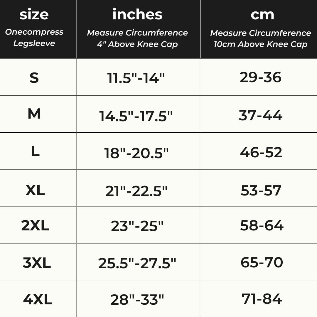 Premium Bamboo Leg Sleeve (Single) - Compression Sleeve Ready